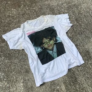 1980s The Cure Robert Smith cover tee SUPERR RARE!!